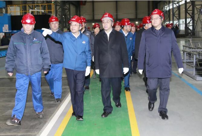 雷凡培、楊金成到渤船集團(tuán)調(diào)研